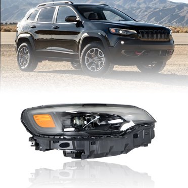 SHINEKA 6-Piece Chrome Headlight Cleaning Cover Trim Bezel Set For Jeep Grand Cherokee 2014-2016