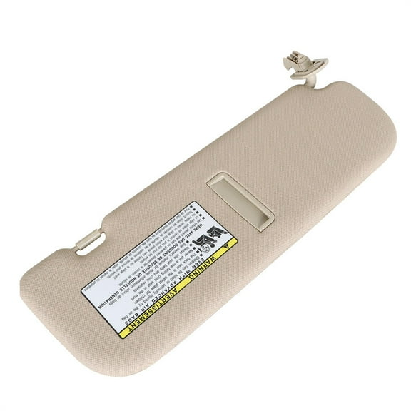 LABLT Left Driver Side Sun Visor Sunshade with Makeup Mirror for Hyundai Elantra MD 2011-2015 Beige