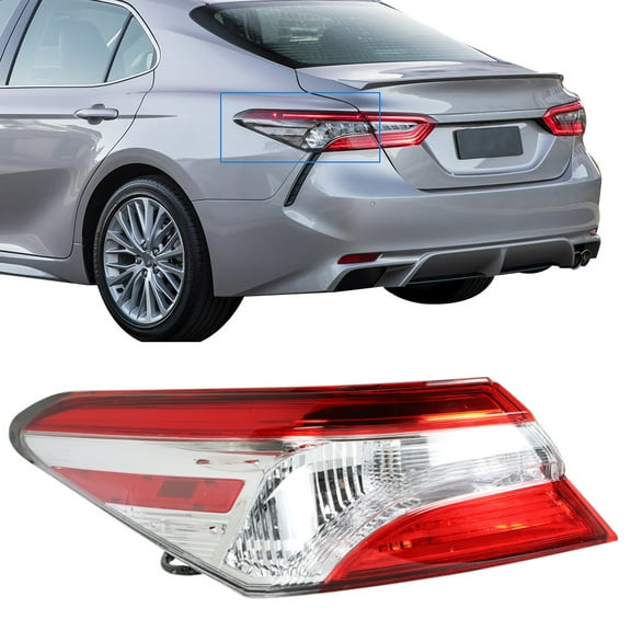 LABLT Left Side Outer Brake Tail Light Lamp For 2018 2019 2020 Toyota Camry SE LE