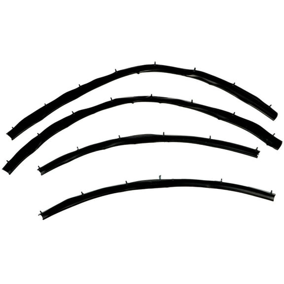LABLT Lower Door Weatherstrip Seal Set of 4 Front and Rear F81Z2520758AA 1C3Z26253A24A Replacement for 1999-2017 F-250 F-350 F-450 Super Duty F650 F750