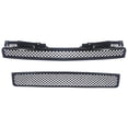 thumbnail image 1 of LABLT Mesh Front Hood Bumper Grill Grille Black Replacement for Chevrolet 2007-2014 Tahoe suburban avalanche GM1200596 GM1200563 GM1200590, 1 of 7