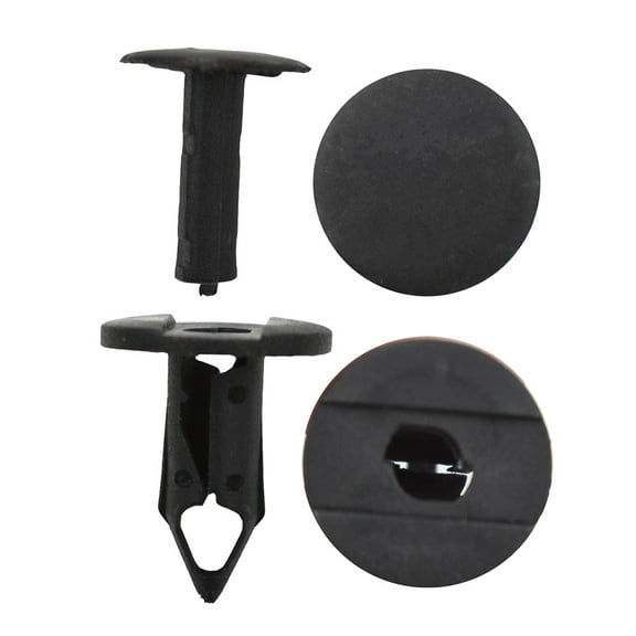 LABLT New 100 Pcs 8mm Car Hole Plastic Rivets Fastener Fender Bumper Push Pin Clip