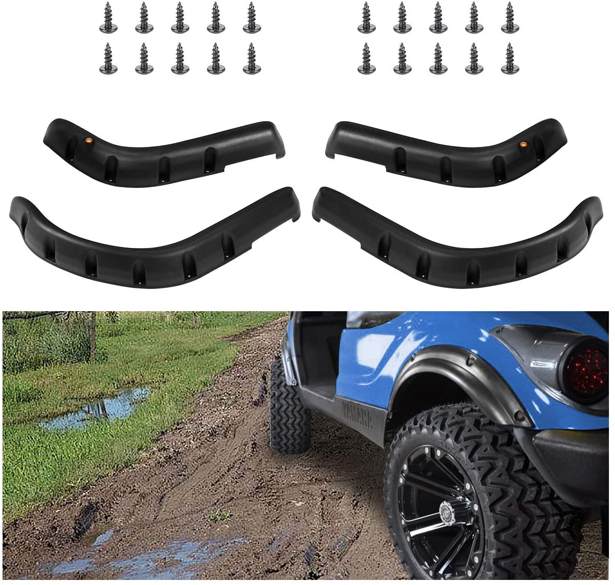 LABLT New FITS For Yamaha G14,G16,G19,G20,G22 Models Golf Cart Fender