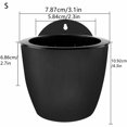 thumbnail image 1 of LABLT New7 Pack Self-Watering Plant Flower Pot Wall Hanging Plastic Planters W/Hooks, 1 of 6