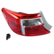 LABLT Outer Rear Brake Tail Light for 2012-2014 Toyota Camry Left Driver Side Red