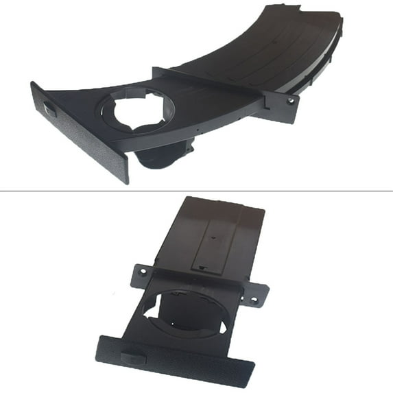 LABLT Pair Cup Holder Driver Passenger for 04-10 BMW 5-Series E60 E61 M5 530i 528i