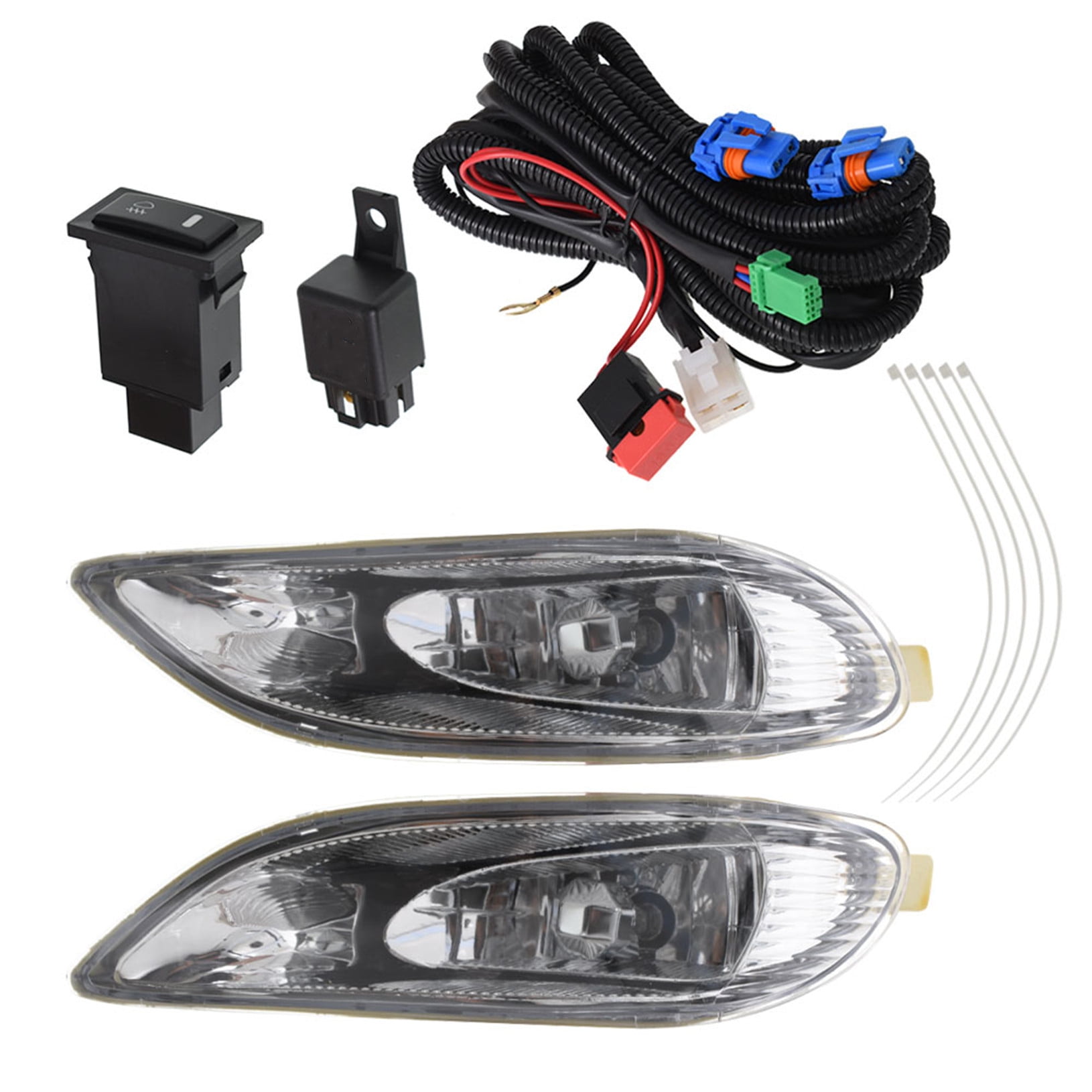 LABLT Pair Front LED Fog Lights Lamps for Toyota Corolla 2001-2008 Camry 2002-2004