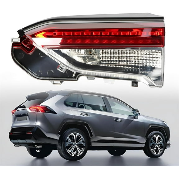 LABLT RH Tail Light Inner LED Repalcement for Toyota RAV4 2019 2020 2021 Passenger Side Rear Brake Lamp Tail Light TO2803148, 81580-0R060