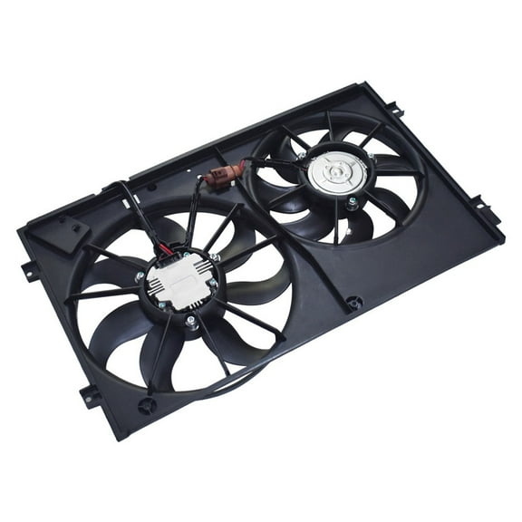 LABLT Radiator Cooling Fan Assembly Fit for Volkswagen Beetle Golf Jetta Rabbit 2.0L 2.5L Fits select: 2012-2013 VOLKSWAGEN PASSAT SE, 2007 VOLKSWAGEN JETTA WOLFSBURG