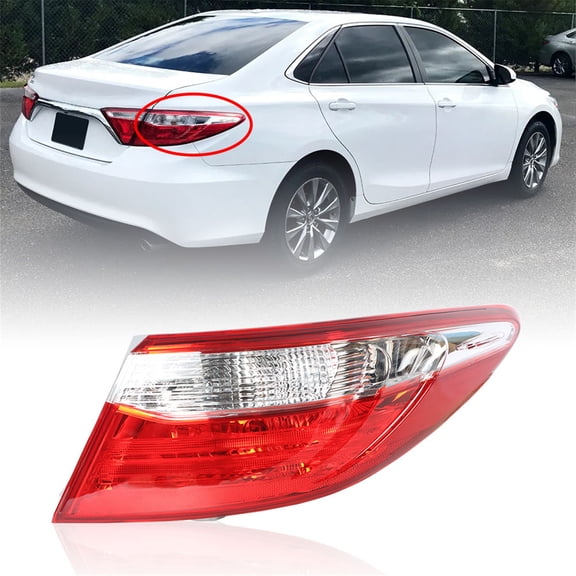 LABLT Rear Right Tail Light Brake Lamp Assembly Replacement for 2015-2017 Toyota Camry Outer Passenger Side