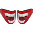 thumbnail image 2 of LABLT Pair Left & Right Tail Light Assemblies For 2012-2014 Toyota Camry – Direct Replacement, Crystal Chrome Housing, Clear/Red Lenses 2 of 4