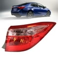 thumbnail image 1 of LABLT Red Outer Tail Light Lamp Right Side For 2017 2018 2019 Toyota Corolla Sedan, 1 of 5