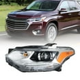 thumbnail image 1 of LABLT Replacement for 2018 2019 2020 2021 Chevy Traverse Headlight HID/Xenon with LED DRL Projector Left Driver Side LH Headlights Headlamp GM2502487 84887857, 1 of 6
