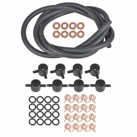 LABLT Return Line Fuel Injector Kit for Car Ford 1984-1991 Diesel Trucks 6.9L and 7.3L