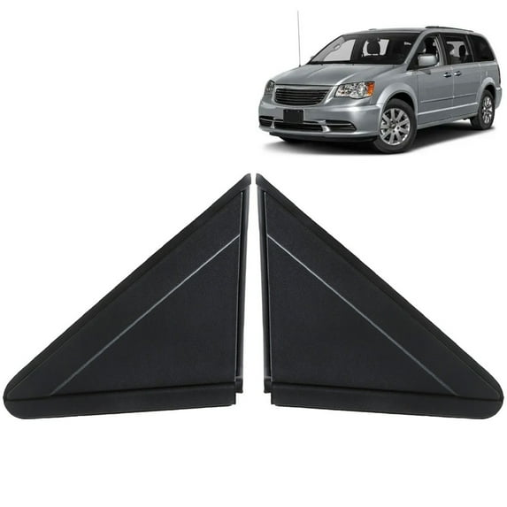 LABLT Right+Left Car Side Mirror Flag Appliques for Grand Caravan Town & Country 08-20 Fits select: 2013-2016 CHRYSLER TOWN & COUNTRY TOURING, 2019-2020 DODGE GRAND CARAVAN SXT