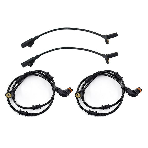 LABLT Set of 4 ABS Wheel Speed Sensor Front Rear for Mercedes-Benz R320 R350 3.0L 3.5L Fits select: 2010-2011 MERCEDES-BENZ ML 350 4MATIC, 2006-2009 MERCEDES-BENZ ML 350