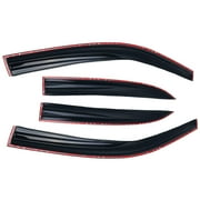LABLT Side Window Visor Vent Rain Guard Deflector Replacement for 2006-2011 Honda Civic Sedan