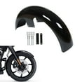 thumbnail image 2 of 21-Inch Wrap Front Fender For Harley Touring – Vivid Black, Fits Electra Glide Road King 2 of 4