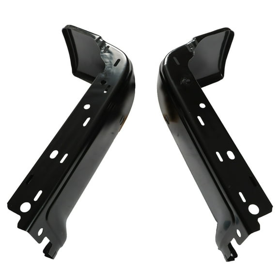 LABLT Steel Rear Bumper End Pair Replacement for Ford F150 2009-2014 W/ Parking Assist Sensor Holes Black FO1102373