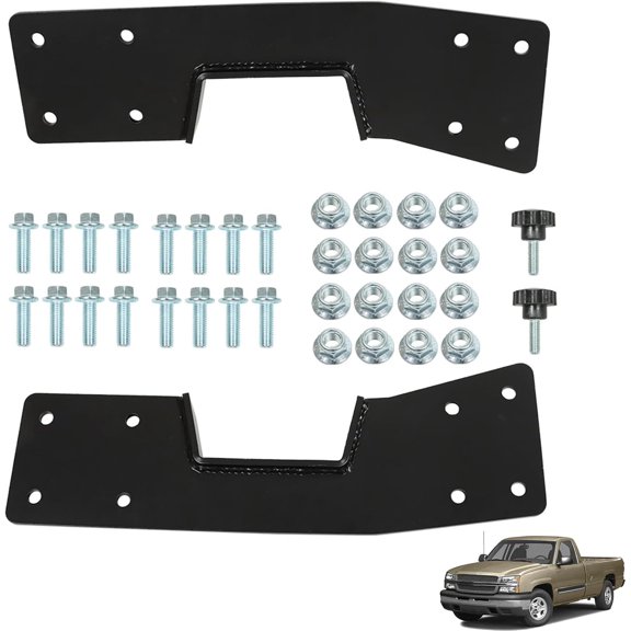 LABLT Steel Rear C Notch Flip K Axle Lowering Replacement for Silverado 1500 1999-2006