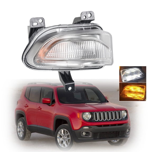 LABLT Turn Light Signal Lamp Amber Passenger Side Right Single for 15-18 JP Renegade Fits select: 2015-2018 JEEP RENEGADE LATITUDE