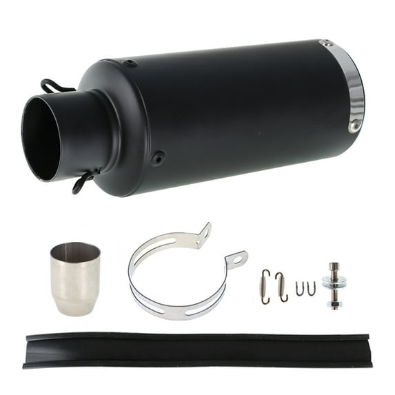 LABLT Universal 51mm Exhaust Muffler Steel Pipe Slip on for Racing Street Bike Motorcycle
