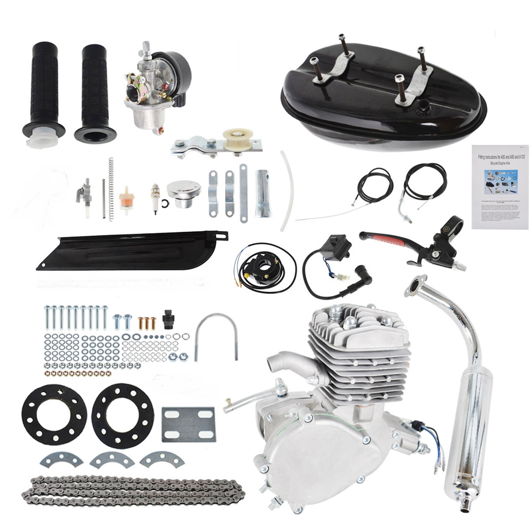 80cc push hotsell bike engine kit