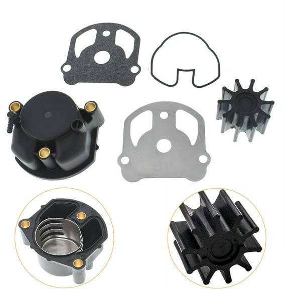 LABLT Water Pump Impeller Kit with Housing Replacement for OMC Cobra 984461 983895 984744