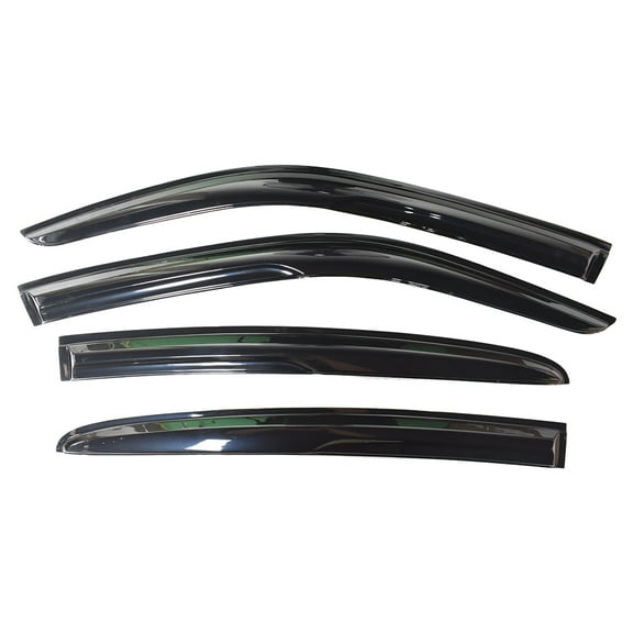 LABLT Window Visor Replacement for 2011-2020 Dodge Charger Slim Style Acrylic Black Sun Rain Guards Cover 2012 2013 2014 2015 2016 2017 2018 2019 2020