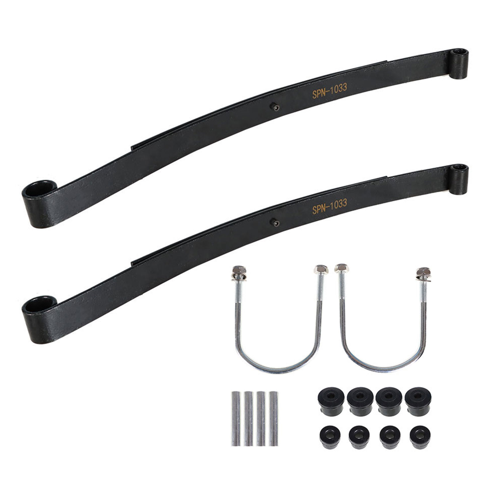 LABLT for EZGO RXV Golf Cart Heavy Duty Rear 2 Leaf Spring Kit with