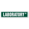 thumbnail image 1 of LABORATORY Street Sign lab worker assistant research tech | Indoor/Outdoor |  36" Wide, 1 of 5