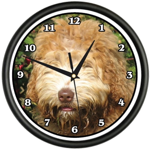LABRADOODLE Wall Clock dog doggie pet breed gift - Walmart.com