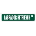 thumbnail image 1 of LABRADOR RETRIEVER Aluminum Street Sign dog lover lab hunting duck | Indoor/Outdoor |  18" Wide, 1 of 3