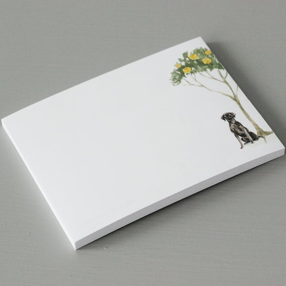 LABRADOR Sticky Notes - 4" x 3" 50 Sheets. Notepad, to Do List, Reminder Note. Gift for Dog Lovers.