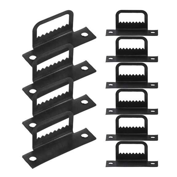 LABRIMP 100Pcs Photo Frame Hooks Black Metal Practical Painting Hangers for Wall Display