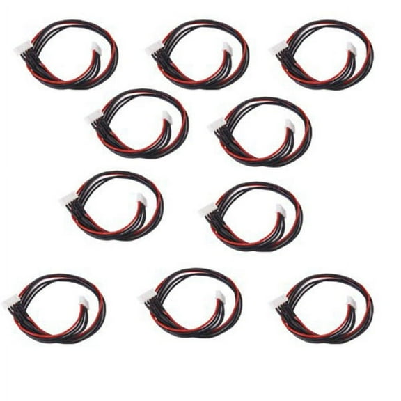 LABRIMP 10Pcs 11.8Inch Electrical Wire For Planes With 4S Jst Plug Compatible