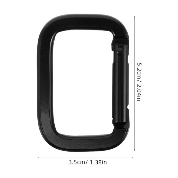 LABRIMP 10Pcs Climbing Buckle D Rings Heavy Duty for Gear and Accessories