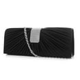 thumbnail image 1 of LABRIMP 1Pack Black Shoulder Bags for Women With Magnetic Snap Closure and Rhinestone Details, 1 of 2