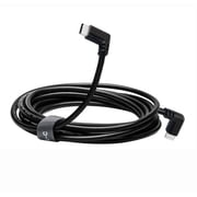 LABRIMP 1Pc USB C Cable with Double Type C 90 Degree Elbow for Fast Charging and Data Transfer