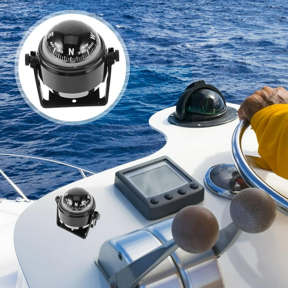 LABRIMP 1Pcs Boat Compasses for Marine Use and Camping Trips with Round Shape