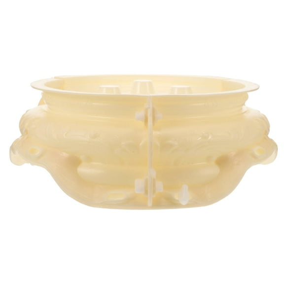 LABRIMP 1Set 15.0X15.0X4.3Inch Flower Pot Diy Mold For Artisans And Home Decoration