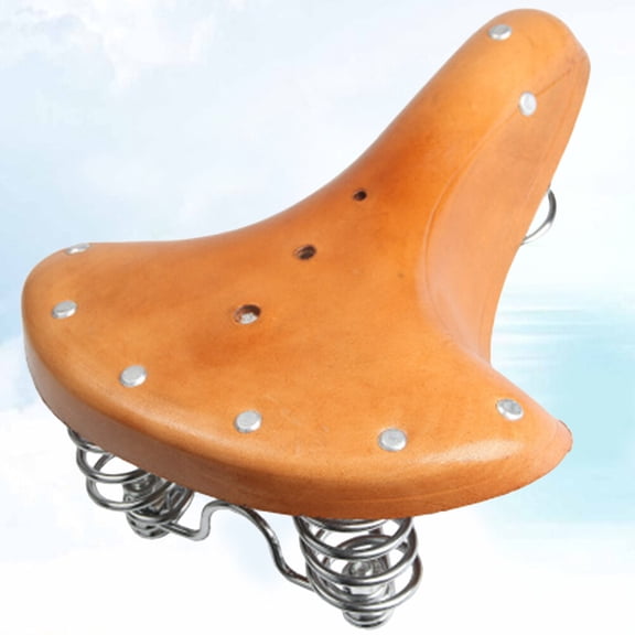 LABRIMP Comfortable Outdoor Cycling Saddle Seat in Brown - Bike Riding Gear for Men and Women