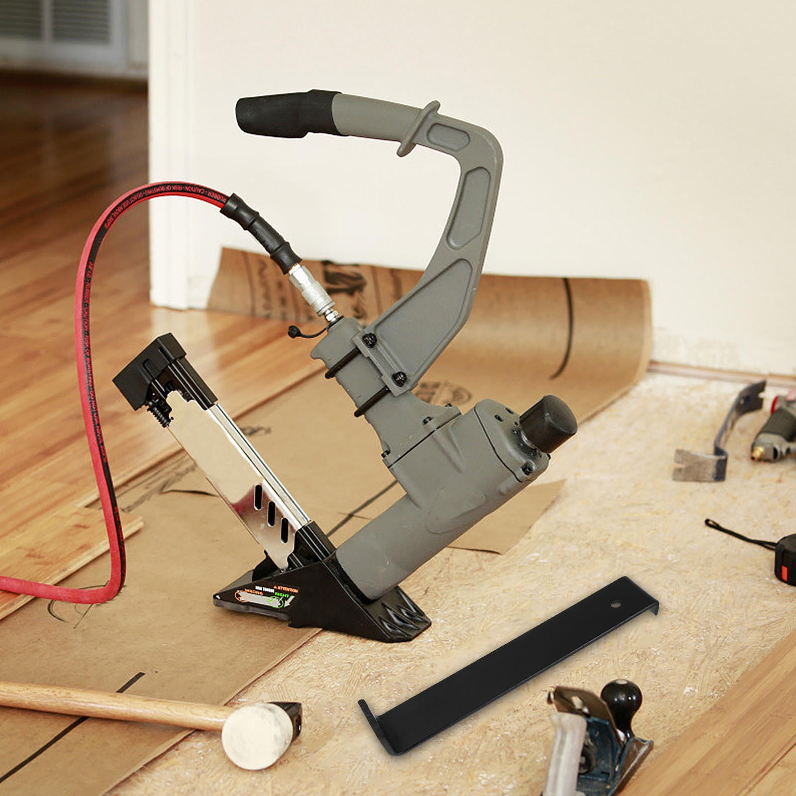 LABRIMP 1Set Flooring Installation Tool Pull Bar for Hardwood and in Black 11In