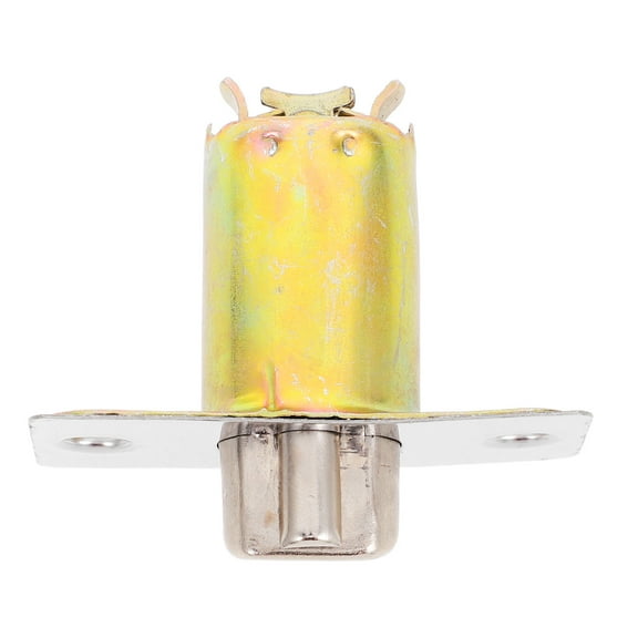 LABRIMP 1Set Round Metal Door Knobs Latch for Home Use Locking and Adjustable Dead Latch