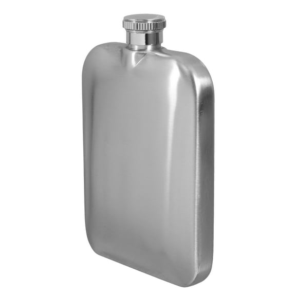 LABRIMP 1Set Stainless Steel Hip Flask for Men Women 4.72X3.15X0.79In