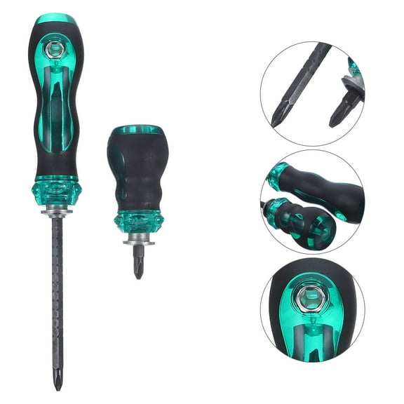 LABRIMP 2Pcs Electrician Tools for Automotive and Household 8.3X1.2X1.2in Replaceable Bit Rotary and Snap Design