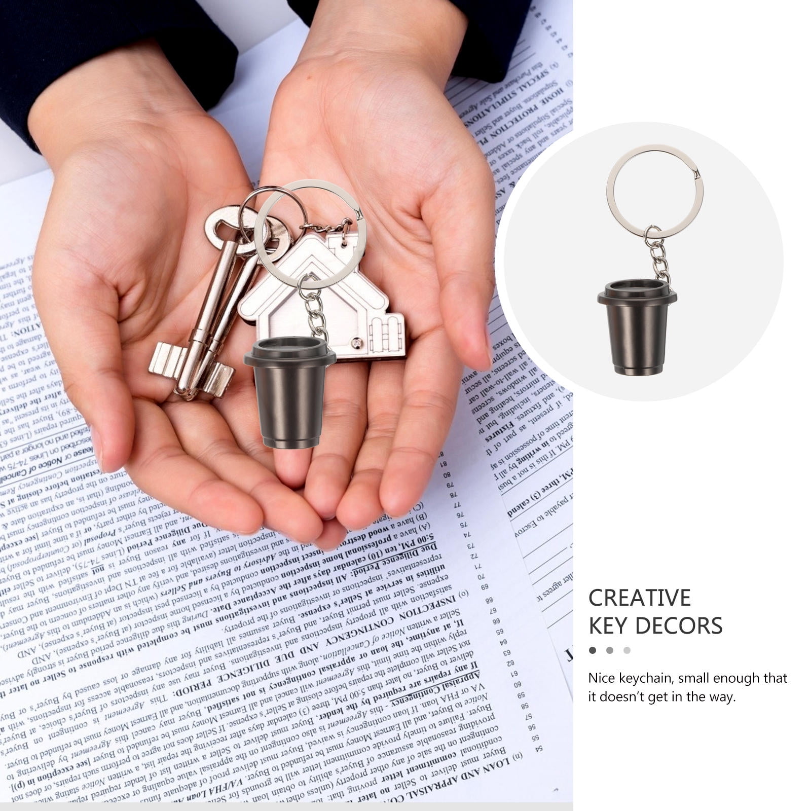 LABRIMP 2Pcs Tool Shaped Key Rings Metal Key Rings Assorted Color For ...