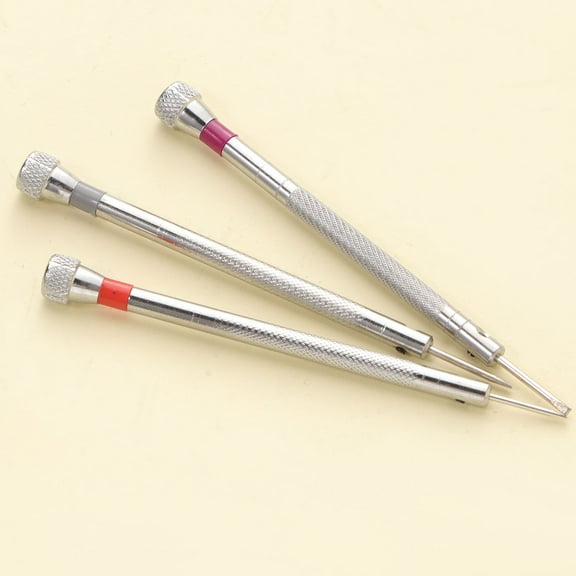 LABRIMP 5Pcs Metal Screwdriver for Glasses Repair Set Eyeglasses Watches Jewelries Compact