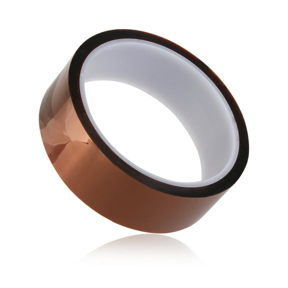 LABRIMP Automotive Heat Tape 1Set Polyimide Film Adhesive for Motor and Coil Protection Tawny 30mm 33m