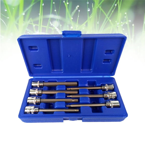 LABRIMP 14-Piece Compact Socket Set for Cars with Extra Sockets and High Visibility Markings